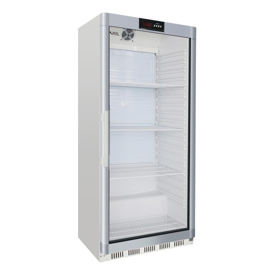 ARMOIRE REFRIGEREE BLANCHE PORTE VITREE , +2/+8°C