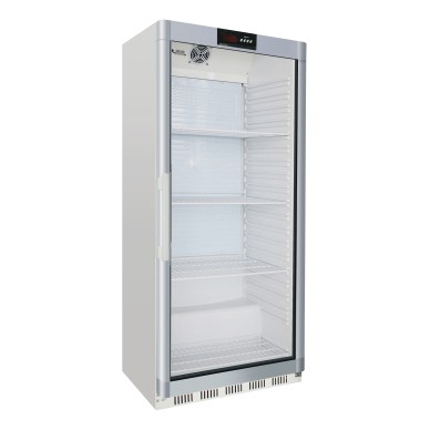 ARMOIRE REFRIGEREE BLANCHE PORTE VITREE -18/-24°C