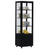 VITRINE REFRIGEREE NOIRE 235 LITRES 0/+12°C