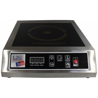 PLAQUE A INDUCTION, BATI ENTIEREMENT EN INOX,