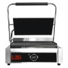 GRILL PANINI 1 PLAQUE RAINUREE DESSUS/DESSOUS EN