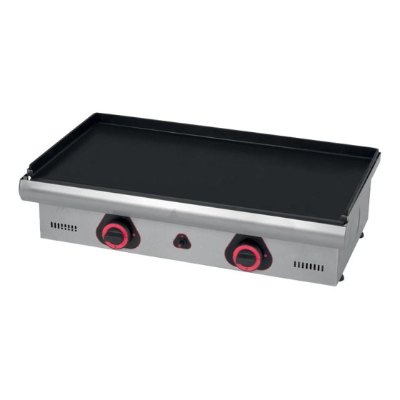 PLANCHA À SNACKER GAZ PLAQUE EN ACIER ALIMENTAIRE