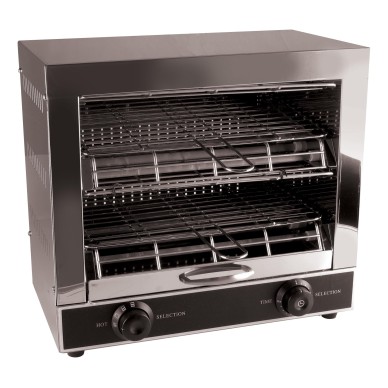 TOASTER INOX DOUBLE NIVEAUX