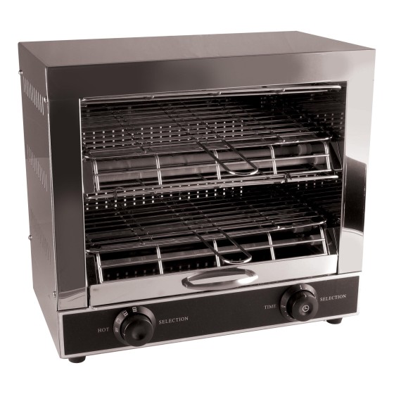 TOASTER INOX DOUBLE NIVEAUX