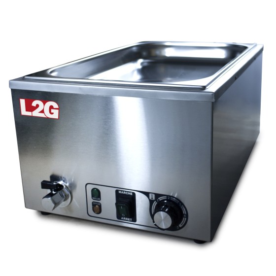 BAIN MARIE INOX GN1/1 POUR BAC P-150 MM, AVEC