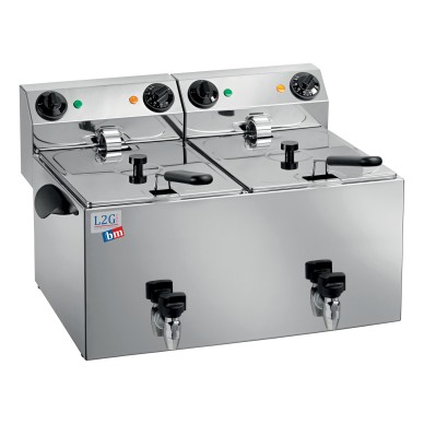 FRITEUSE ELECTRIQUE 2 CUVES DE 8L
