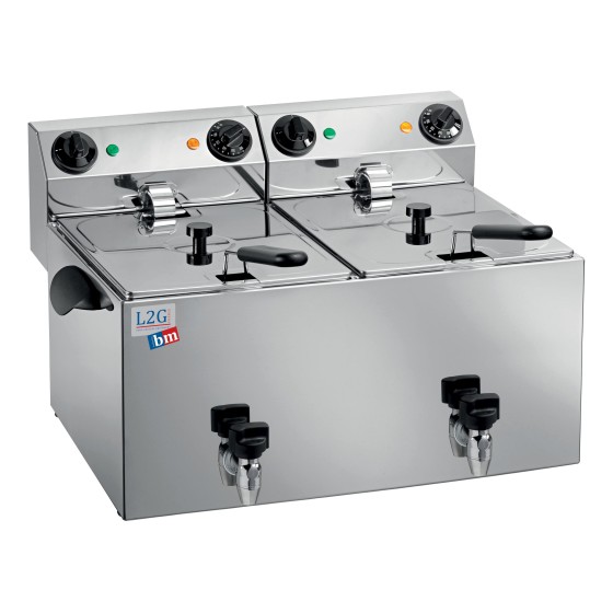 FRITEUSE ELECTRIQUE 2 CUVES DE 8L