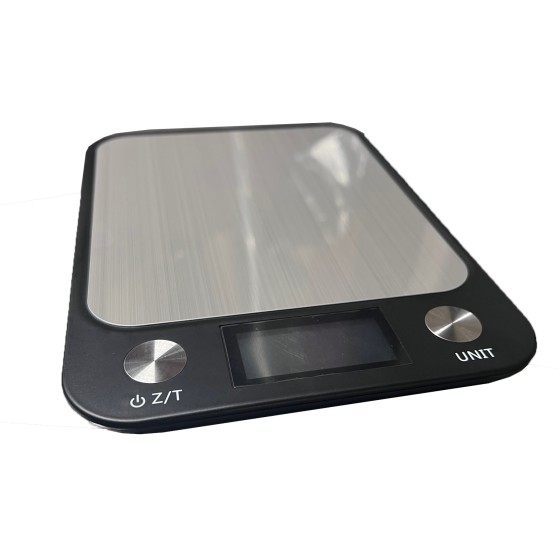 BALANCE ELECTRONIQUE A PILES, PLATEAU INOX