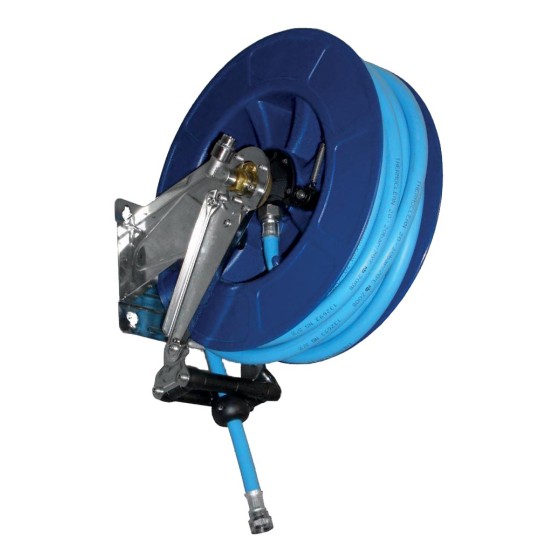 ENROULEUR MURAL STRUCTURE ABS ET INOX 304, TUYAU