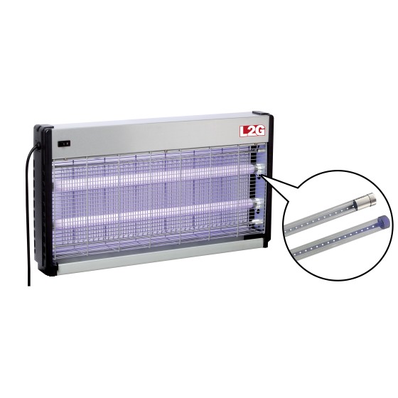 EXTERMINATEUR D'INSECTES AVEC 2 TUBES LED 2X9 W