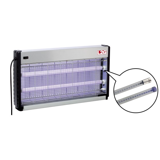 EXTERMINATEUR D'INSECTES AVEC 2 TUBES LED 2X7 W