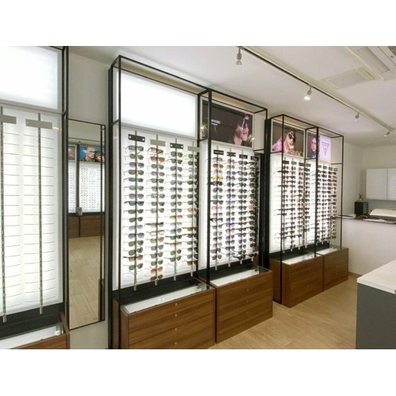 colonne sécurisé de présentation de lunettes