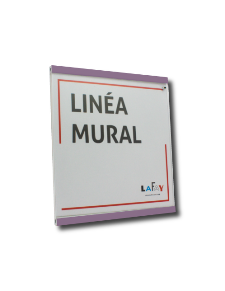 Photo linéa mural violet