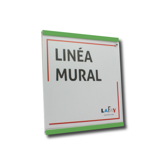 Photo linéa mural vert