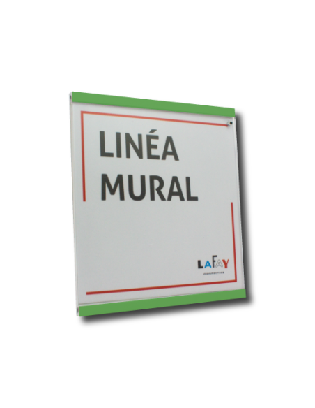 Photo linéa mural vert