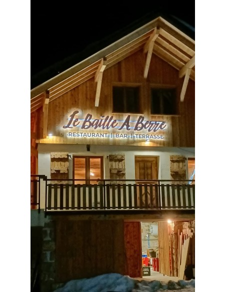 Montage sur lisses de lettres