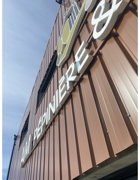 Montage sur lisses de lettres