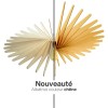 Suspension lumineuse élégante et moderne en bois