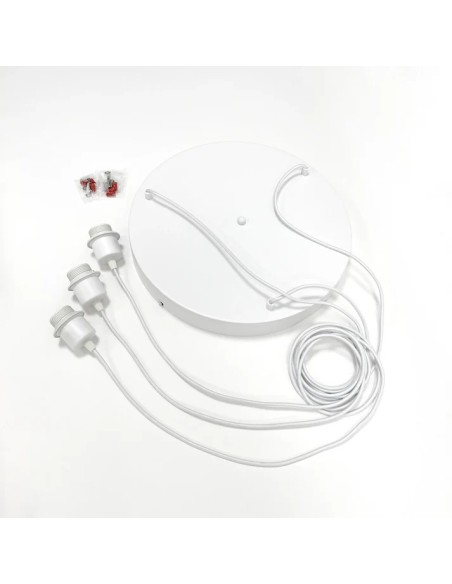 suspension bois à la lumière douce et harmonieuse