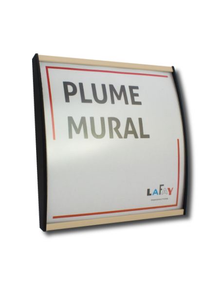 Plume mural ivoire