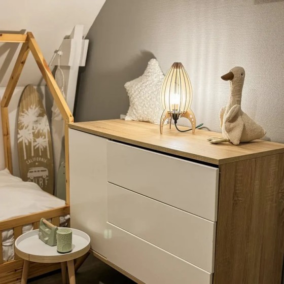 baladeuse bois design