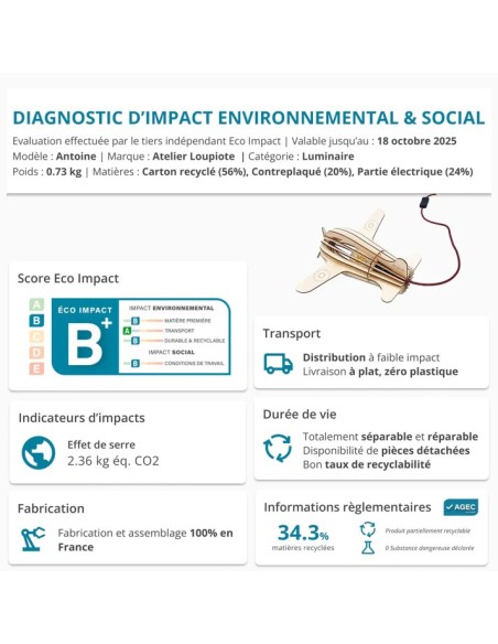 baladeuse bois pratique et design