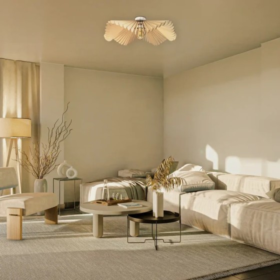 Rose, la poésie florale en lumière au plus près de vos plafonds