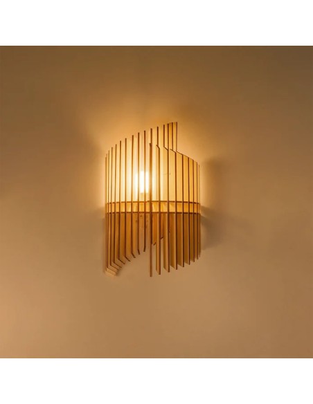 applique murale singulière en bois design