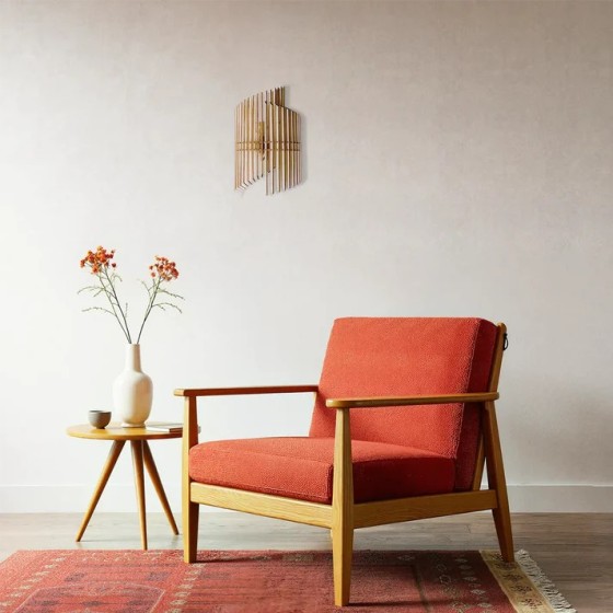 applique murale singulière en bois design