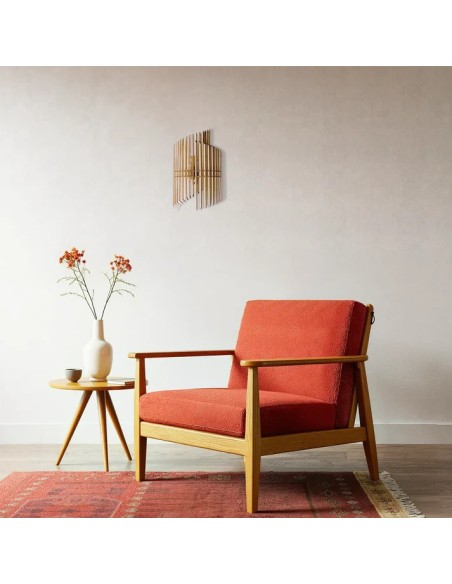 applique murale singulière en bois design