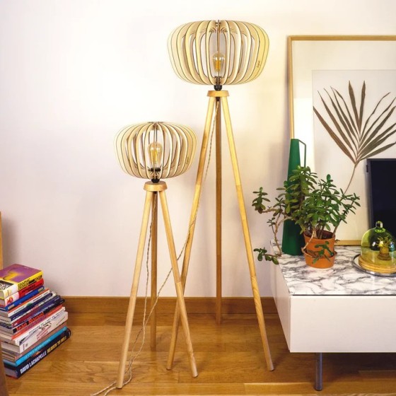 Lampadaire Agathe : un éclairage sur trépied pour vos espaces