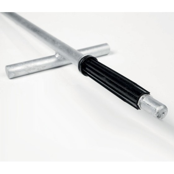 Oriflamme publicitaire aluminium et toile