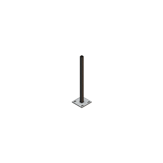 mat acier avec sa platine soudée