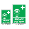 Panneau Rinçage des Yeux – Affichage obligatoire en entreprise