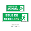 Panonceau Issue de Secours – Affichage obligatoire