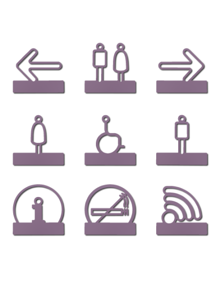 Gamme Pict'alu Violet