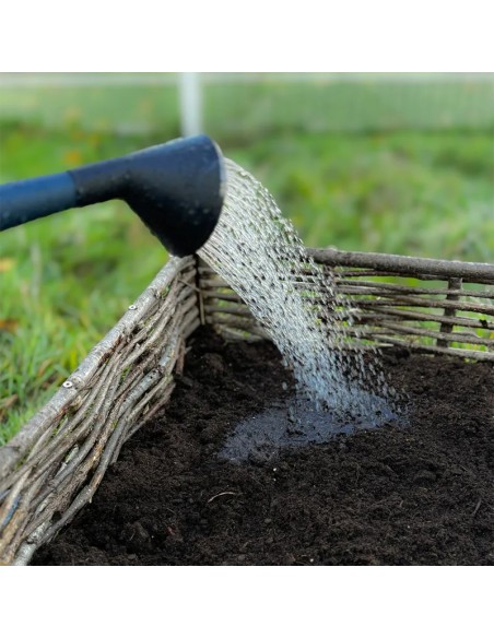 Cache pot naturel en noisetier