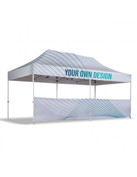 Habillage de comptoir pour mur de tente