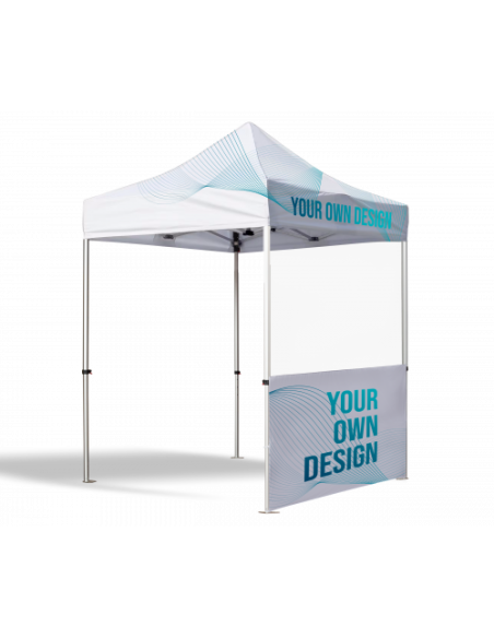 Habillage de comptoir pour mur de tente