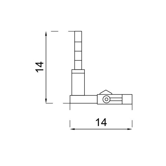 Base de fixation pour Fly banner de tente