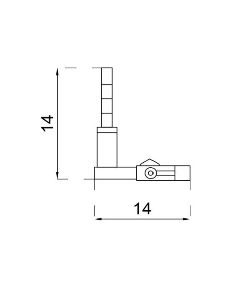 Base de fixation pour Fly banner de tente