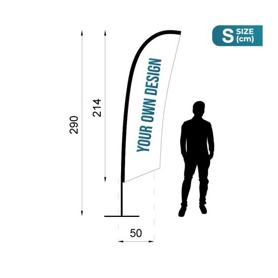 Fly Banner Voile ou Beach Flag