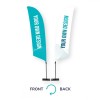 Fly Banner Voile ou Beach Flag