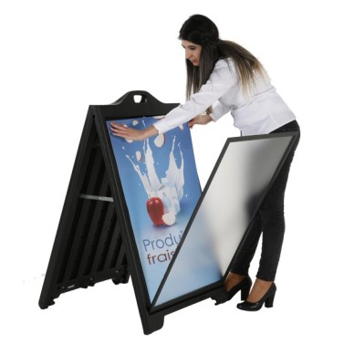 Stop trottoir double affichage protégé