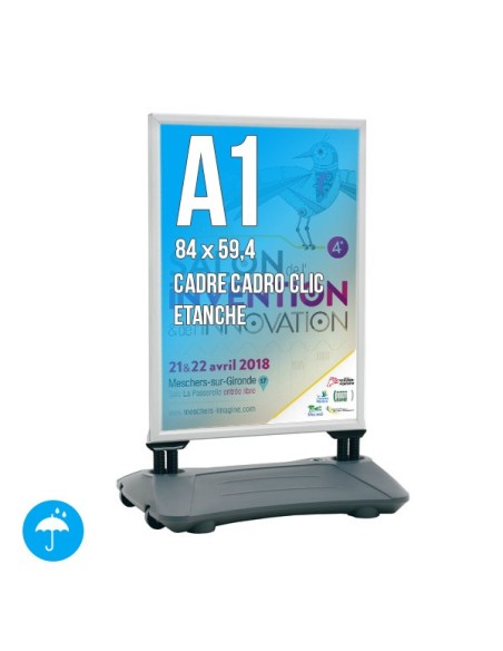 Stop Trottoir double affichage résistant