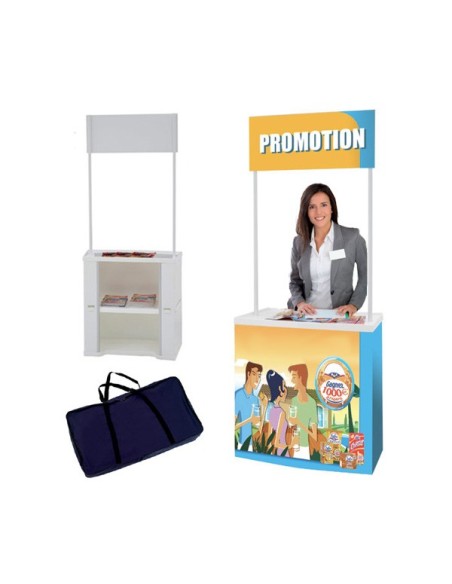 Kit comptoir d'exposition pour opération de communication