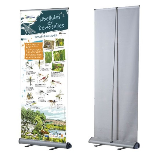 roll stand ou kakemono pour affichage publicitaire