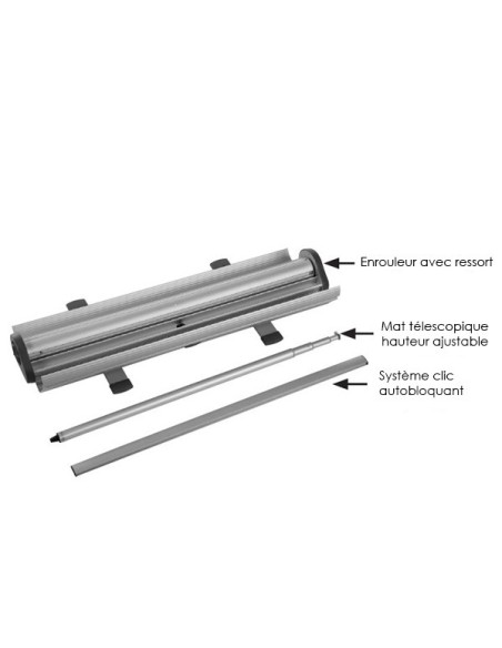 roll stand ou kakemono pour affichage publicitaire