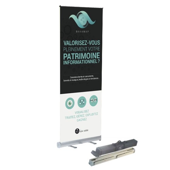 roll stand ou kakemono pour affichage publicitaire maîtrisé