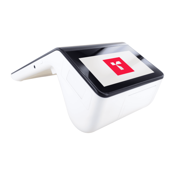 Caisse enregistreuse Techfive nomade et facile à utiliser avec afficheur client et paiement intégré